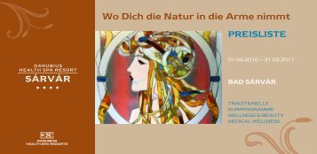 Wo Dich die Natur in die Arme nimmt - Danubius Hotels Group