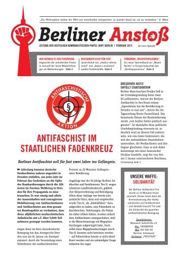 Aktuelle Ausgabe als PDF - Berliner Anstoß - DKP Berlin