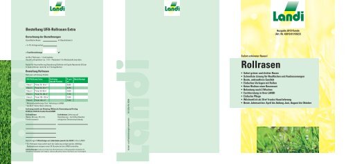 Rollrasen Landi