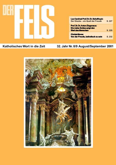 August/September 2001 - Der Fels
