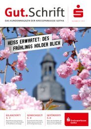 Heiss erwartet: des FrüHlings Holder Blick - Kreissparkasse Gotha