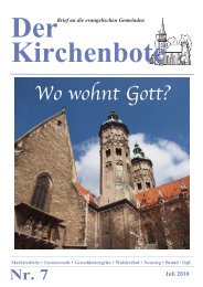 25. Juli 2010 - Ev.-luth.Kirchengemeinde Marktredwitz