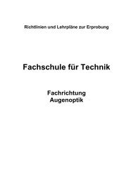 Fachschule für Technik - Berufsbildung