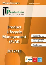 Product Lifecycle Management (PLM) 2012/13 - IT & Production