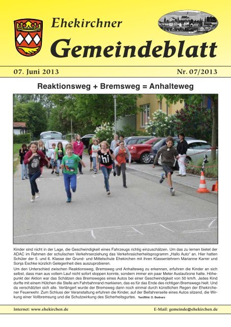 Gemeindeblatt Nr. 07/2013.pdf (ca. 1 MB) - Ehekirchen