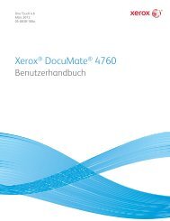 Xerox Benutzerhandbuch - Scanners