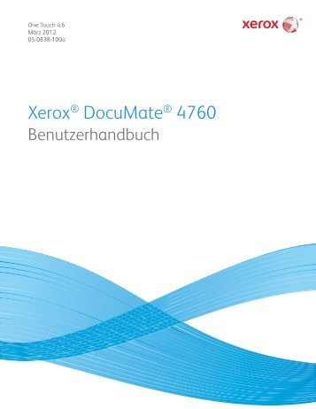 Xerox Benutzerhandbuch - Scanners