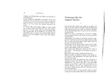 Wittgenstein - Alltag und Philosophie