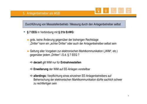 Vortrag von Herrn Jens Lück (Bundesnetzagentur). - Clearingstelle ...