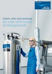 CRYO Service Broschüre - Linde Gas