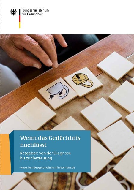 Wenn das Gedächtnis nachlässt - Bundesministerium für Gesundheit