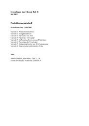 Praktikumsprotokoll - Chemiestudent.de
