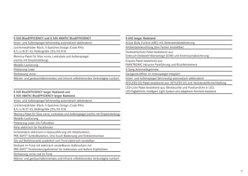 Preisliste Mercedes-Benz S-Klasse Limousine (W/V221) vom 01.02.2012.