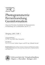 Photogrammetrie Fernerkundung - DGPF