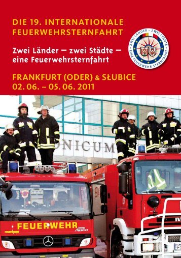 Flyer der Internationale Feuerwehrsternfahrt