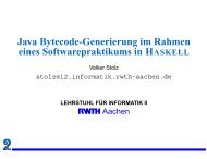 Java Bytecode-Generierung im Rahmen eines Softwarepraktikums ...