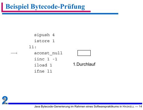 Java Bytecode-Generierung im Rahmen eines Softwarepraktikums ...