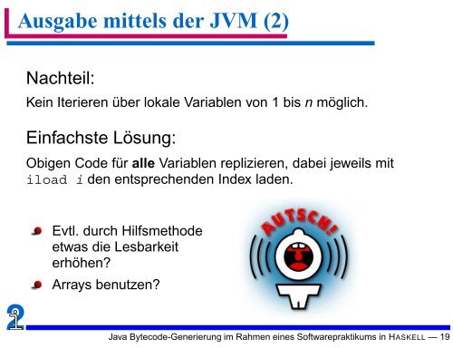 Java Bytecode-Generierung im Rahmen eines Softwarepraktikums ...