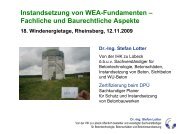 Vortrag zum Abruf als PDF - 22. Windenergietage
