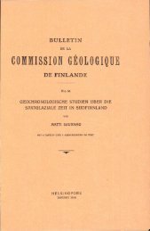 COMMISSION GEOLOGIQUE - Arkisto.gsf.fi