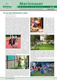 Marienau Leitbild Schule Marienau