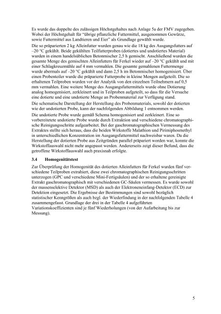 Forschungsprojekt Nr. 04 HS 042 Thema: Methodische ... - BLE