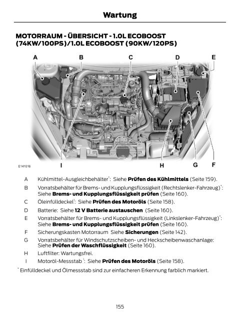 FORD B-MAX Betriebsanleitung