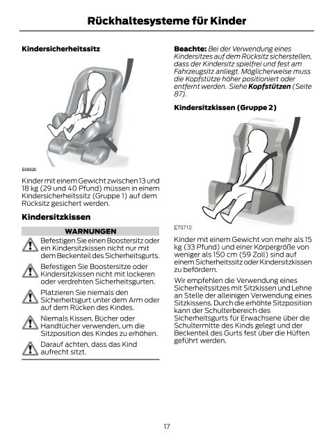 FORD B-MAX Betriebsanleitung