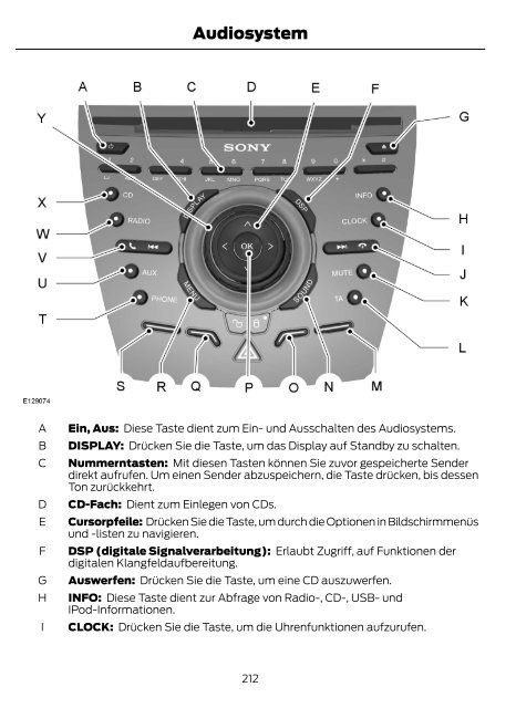 FORD B-MAX Betriebsanleitung