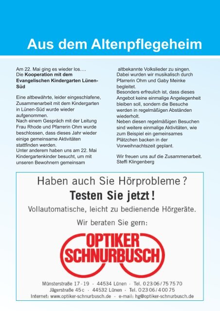 Download der aktuellen Ausgabe (pdf) - Diakonisches Werk ...