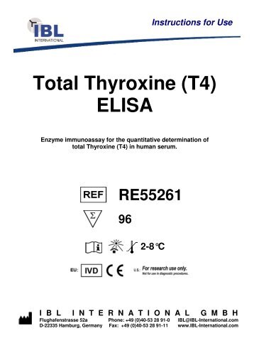 Total Thyroxine (T4) ELISA