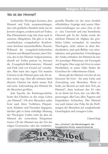 April / Mai 2013 - Evangelische Kirchengemeinde Gangelt, Selfkant ...