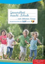 „Gesundheit macht Schule“(PDF) - Kneipp-Bund e.V.