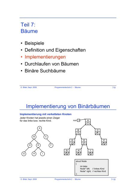 Teil 7: Bäume Beispiele (1)