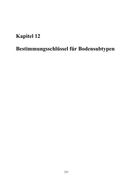 Rechnergestützte Identifikation von Böden - OPUS Bayreuth ...