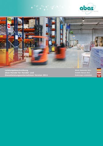 Leistungsbeschreibung abas-Handel für Handel - ABAS Software AG