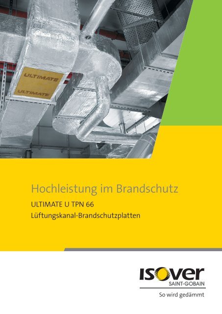 Hochleistung im Brandschutz - Technische Isolierung