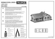 NEBENBAHN-STATION »ZWEINITZ« - Faller