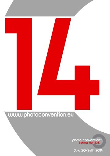 A Tribute to photo convention 2013 - The 2014 calendar