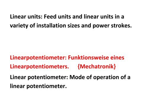 Technisches Woerterbuch