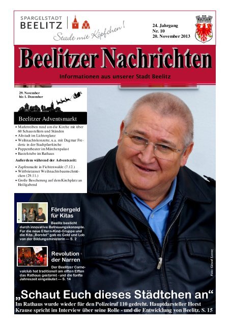 Beelitzer Nachrichten - November 2013