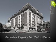 Go Native: Regent's Park/Oxford Street Brochure