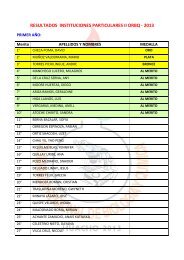 RESULTADOS PARTICULARES