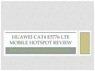 Huawei E5776 Mobile WiFi Router Review