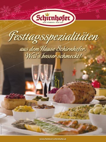 Festtagsspezialitäten