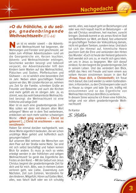 Kirchgemeindebrief Dez. 2013/Jan. 2014