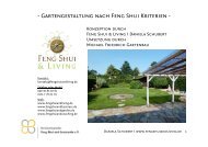 Gartengestaltung nach Feng Shui Kriterien