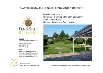 Gartengestaltung nach Feng Shui Kriterien