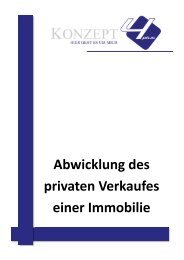 Abwicklung des privaten Verkaufes einer Immobilie