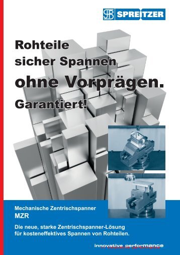 Mechanischer Zentrischspanner / Zentrumspanner MZR - Spreitzer, Gosheim